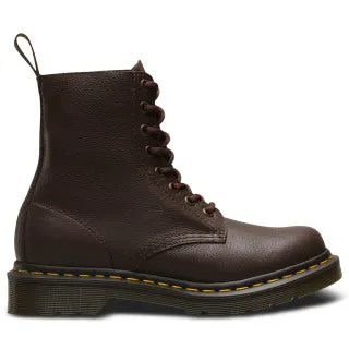 1460 Pascal Dark Brown Virginia Leather Boots