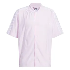 Adidas Originals Men Baseball Snap Tee Pink IC5554