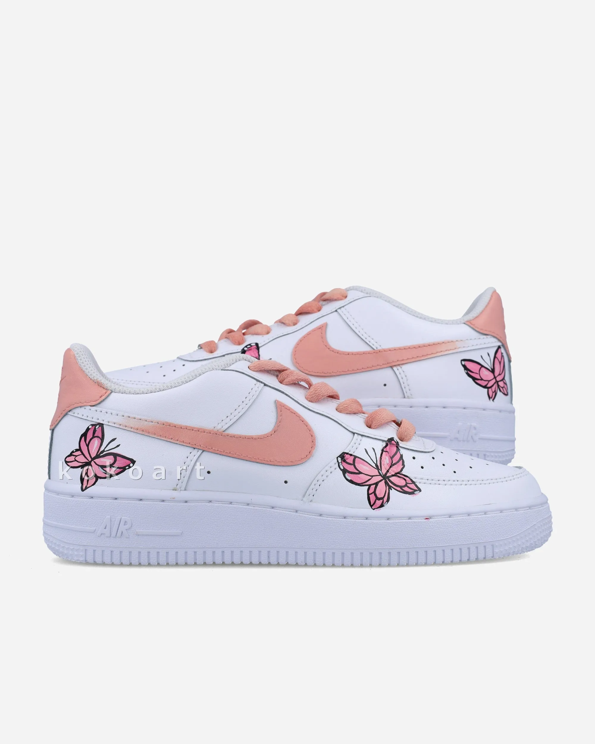 AF1 Pink Butterflies