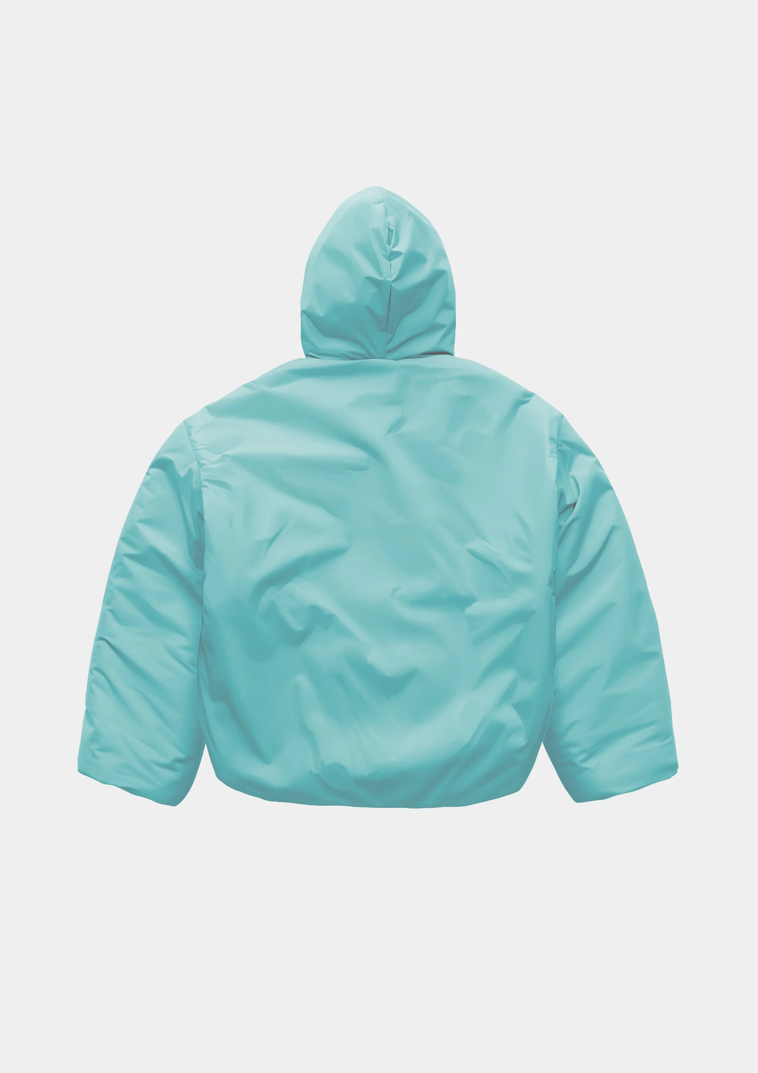 Airdrop Puffer Hoodie - Blue