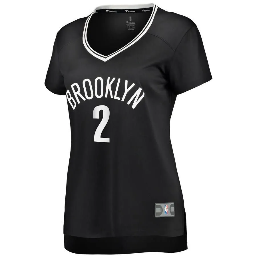 Brooklyn Nets Taurean Prince Fanatics Branded Replica Fast Break Icon Jersey Womens - Black | Ireland D6175U2