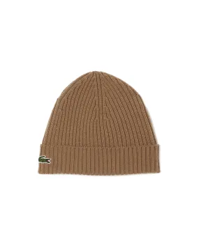 Cappello Beanie Lacoste Marrone