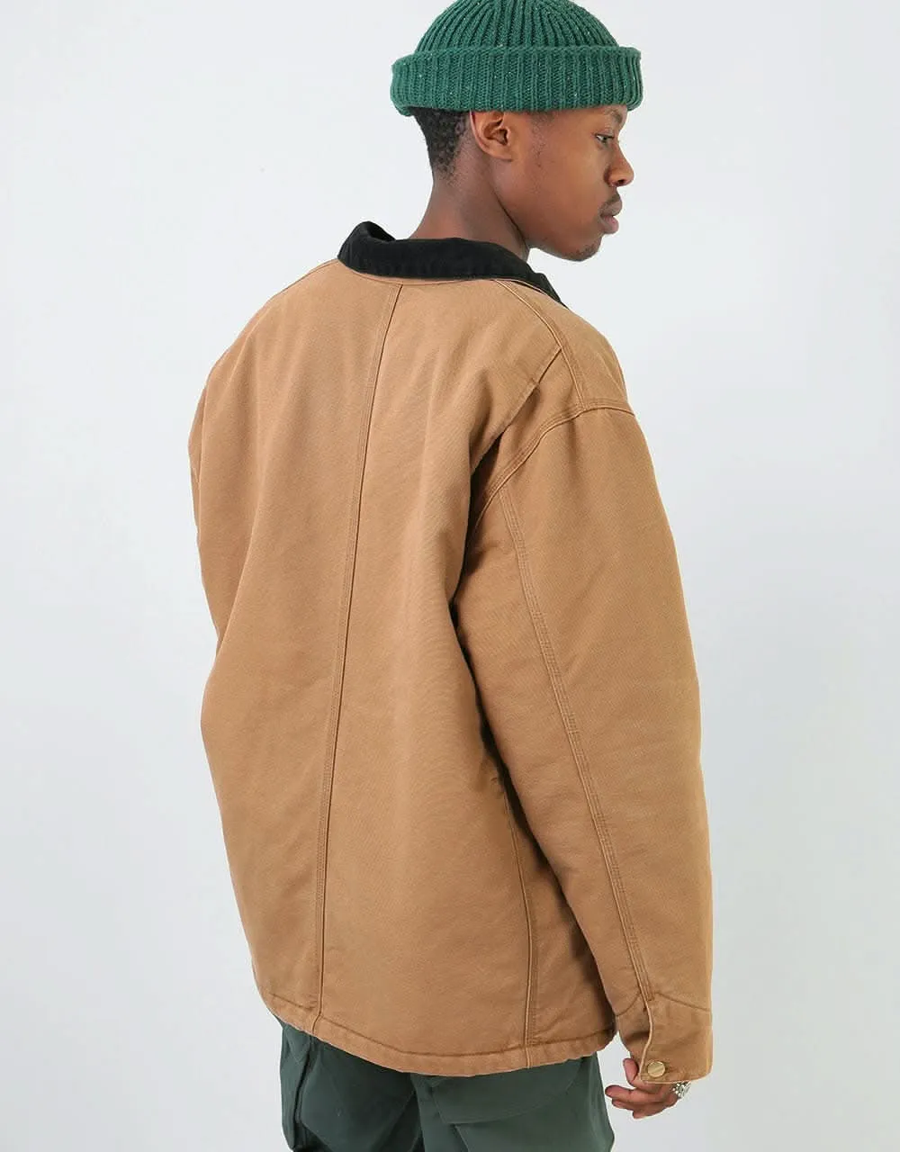 Carhartt WIP OG Chore Coat - Hamilton Brown/Black (Aged Canvas)