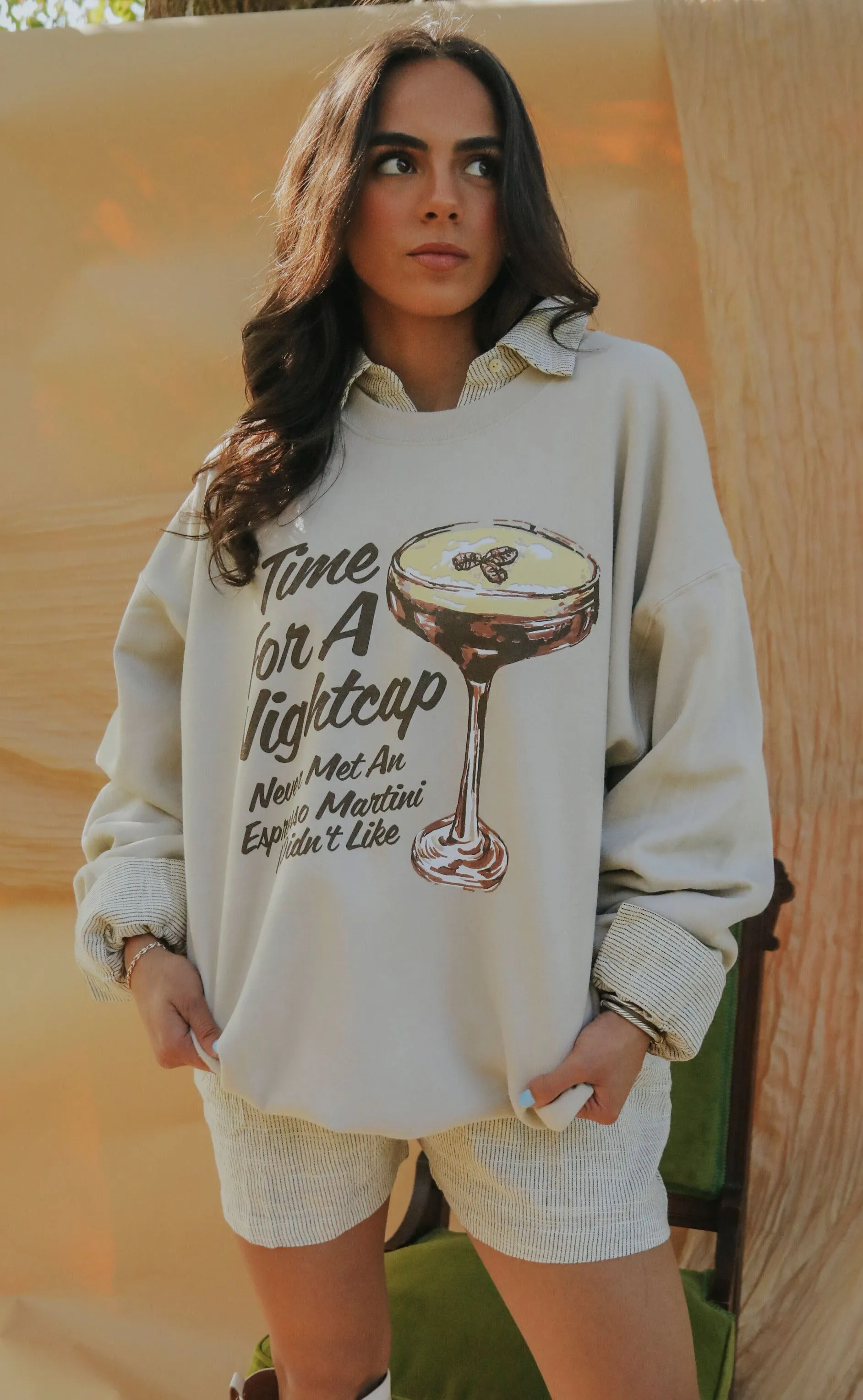 charlie southern: time for a nightcap sweatshirt