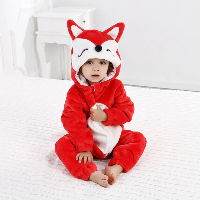 Cuddly Baby Animal Romper