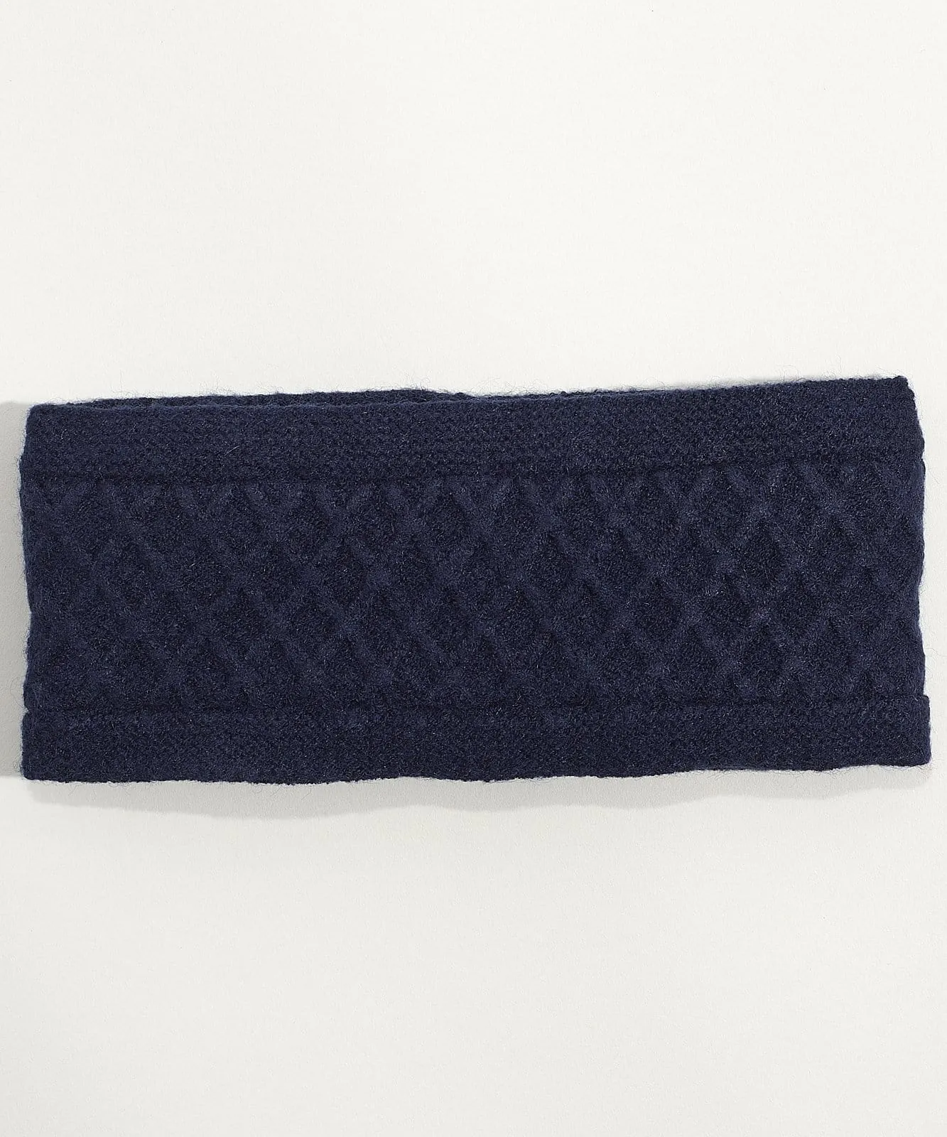 Diamond Cable-Knit Headband