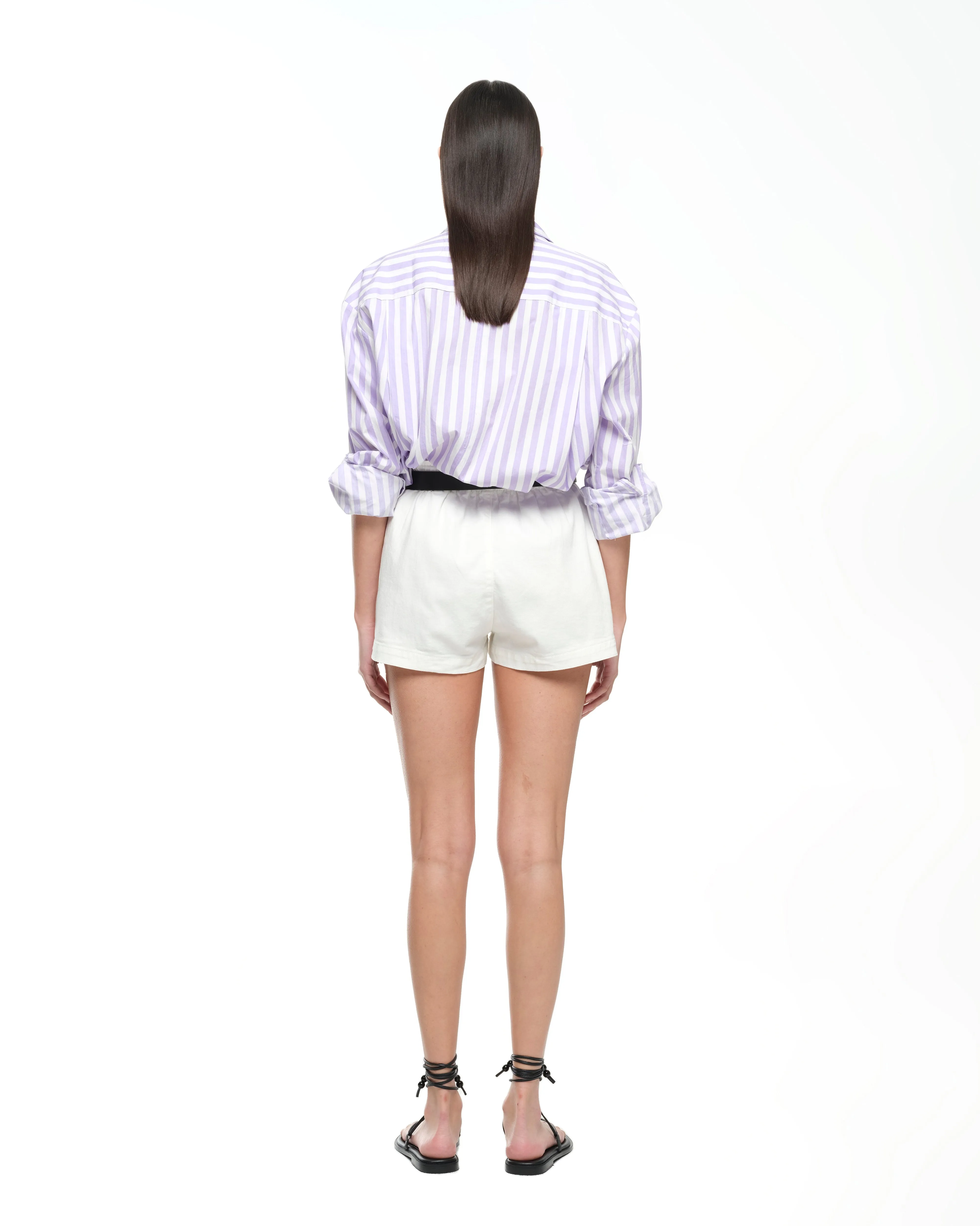 EVERYDAY SHIRT - LAVENDER STRIPE