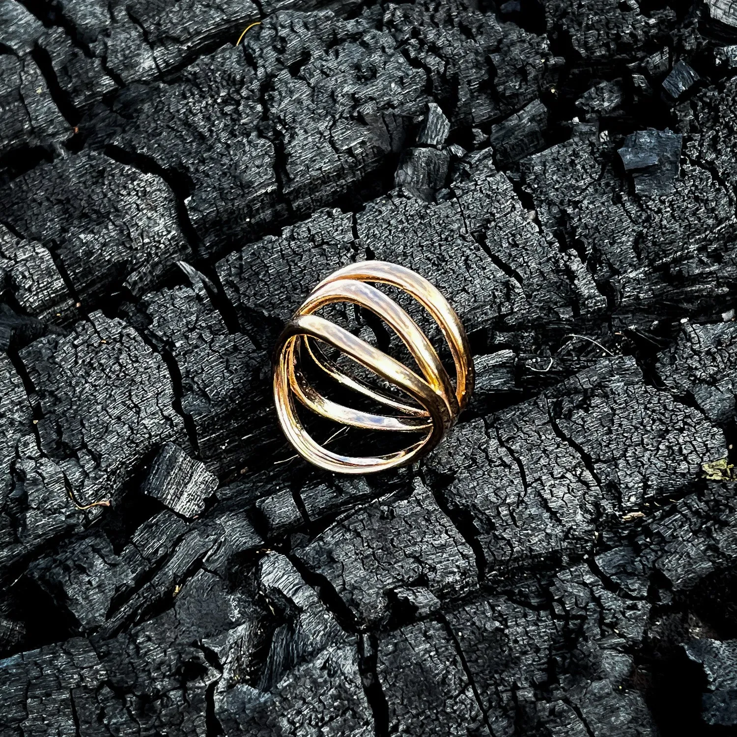 Golden Illusion Ring