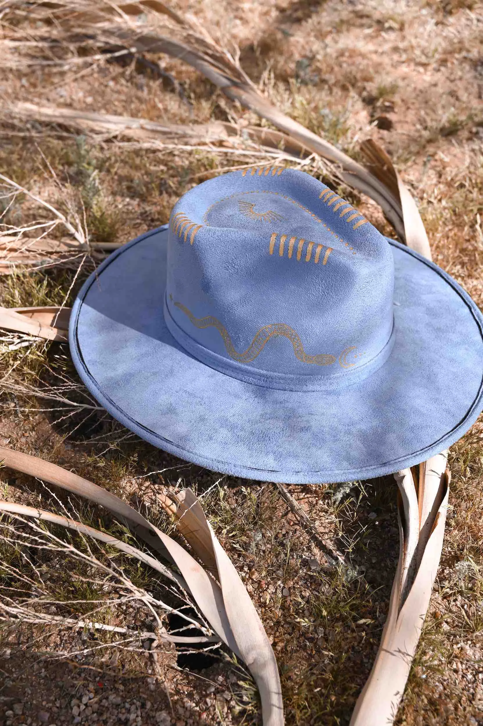 Into The Mystic Blue Fedora