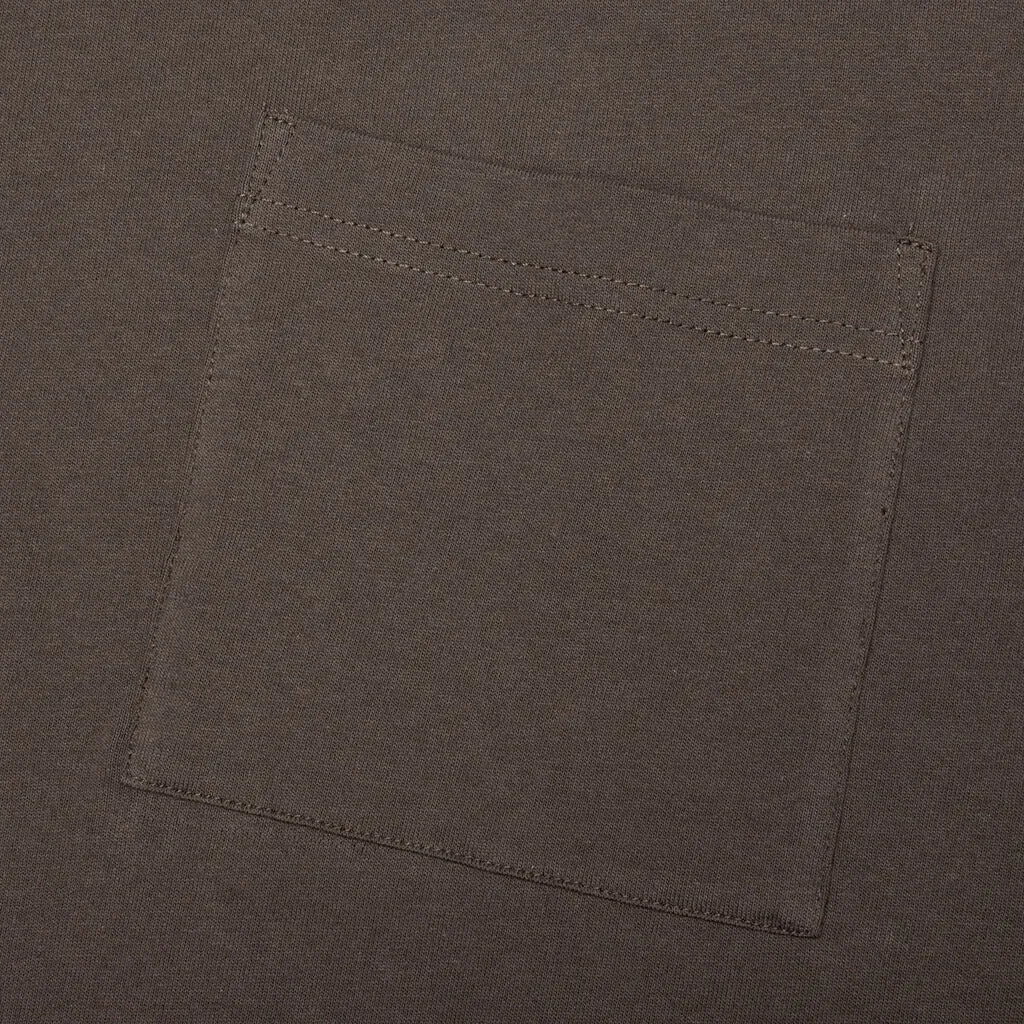 Jersey Braque Pocket Tee - Chocolate