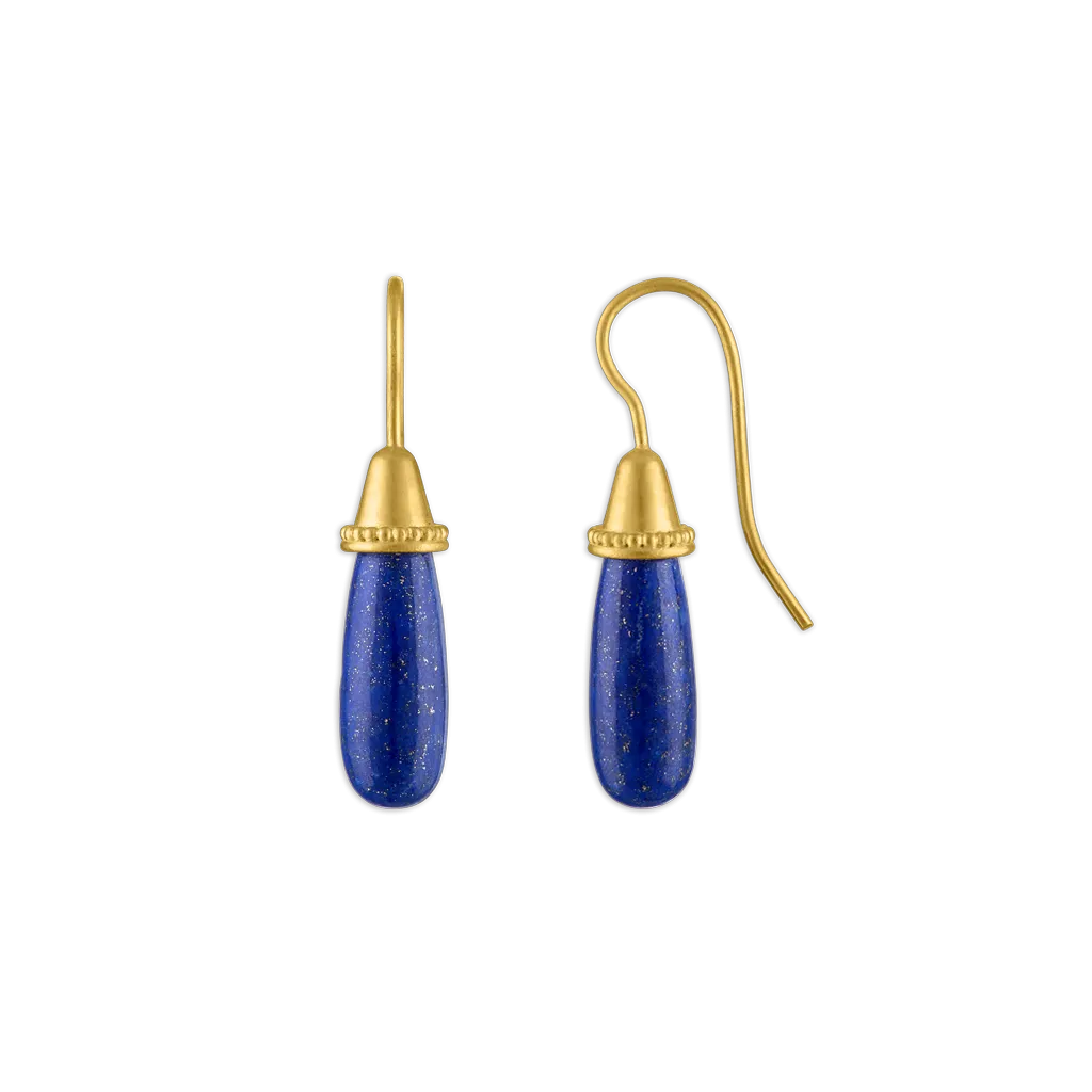 Lapis Pileus Earrings