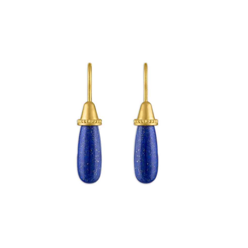 Lapis Pileus Earrings