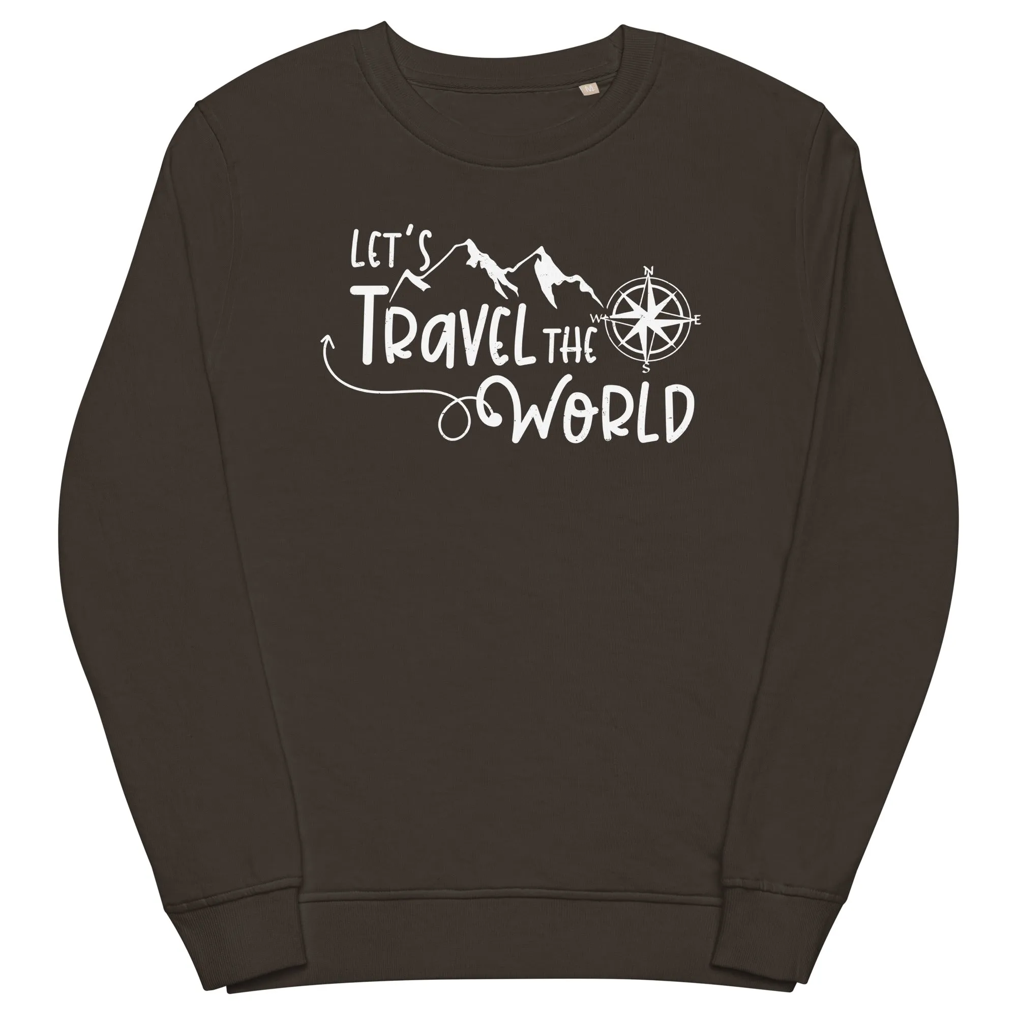 Lets travel the world - Unisex Premium Organic Sweatshirt