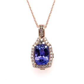 LeVian Tanzanite and Diamond Necklace