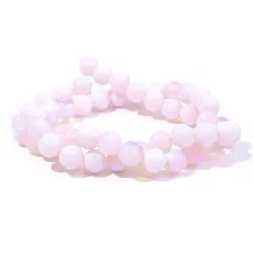 Opalite Pink (Synthetic) 6mm Round - Limited Editions - 15-16 inch