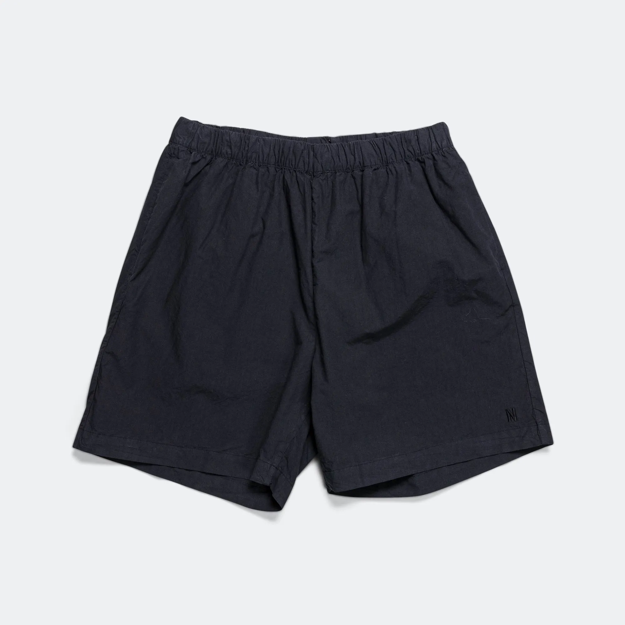 Per Cotton Tencel Shorts - Dark Navy