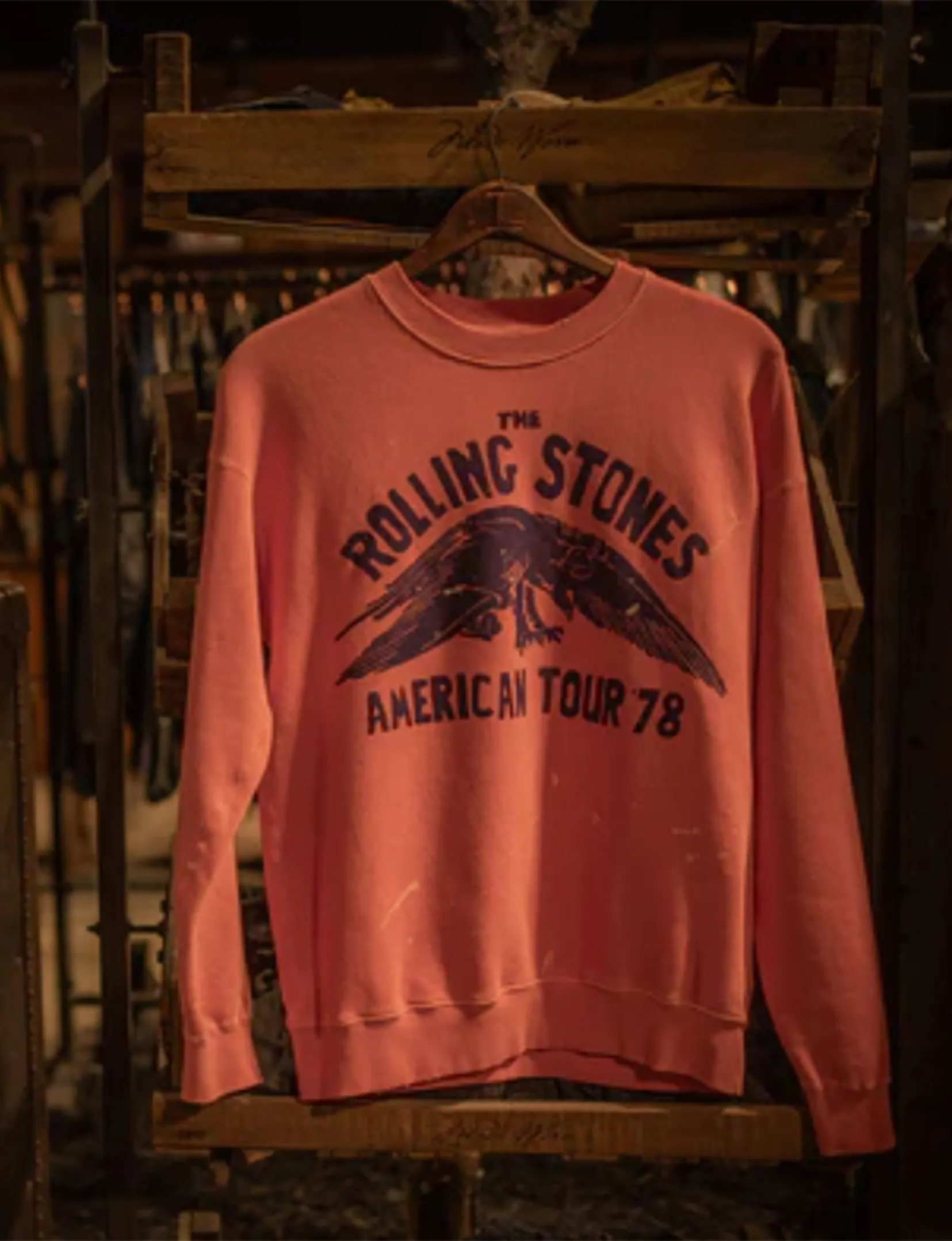 Rolling Stones American Tour Crew Fleece, Cherry