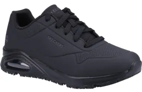 Skechers 108021EC Uno SR Womens Lace Up Safety Shoe