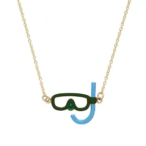 SNORKELING GREEN NECKLACE