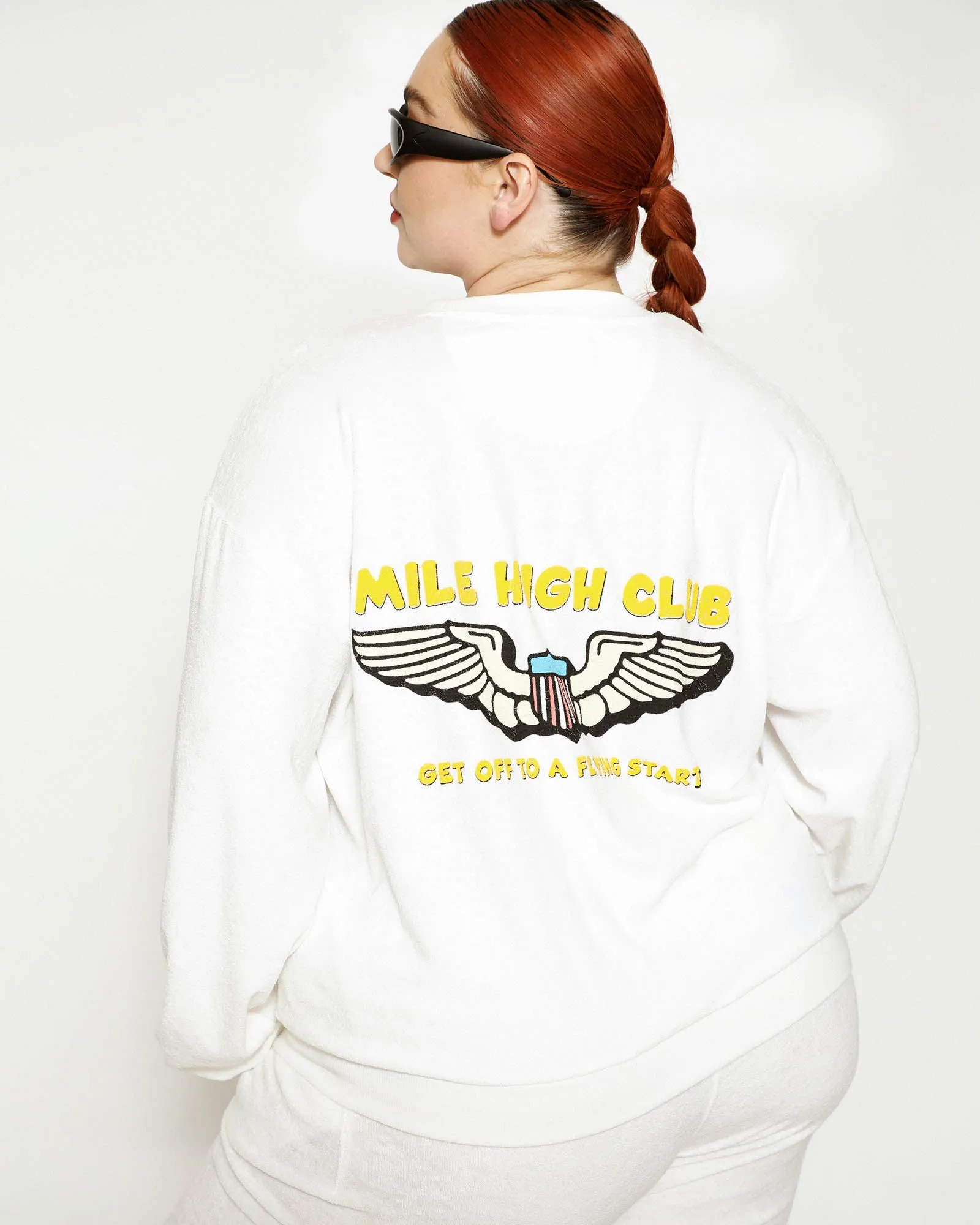 Spread Your Wings Terry Crewneck