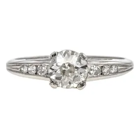 Vintage Engagement Ring, Old European Cut, 0.80ct