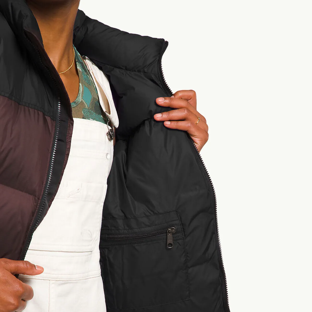 Women's 96 Retro Nuptse Jacket - Coal Brown